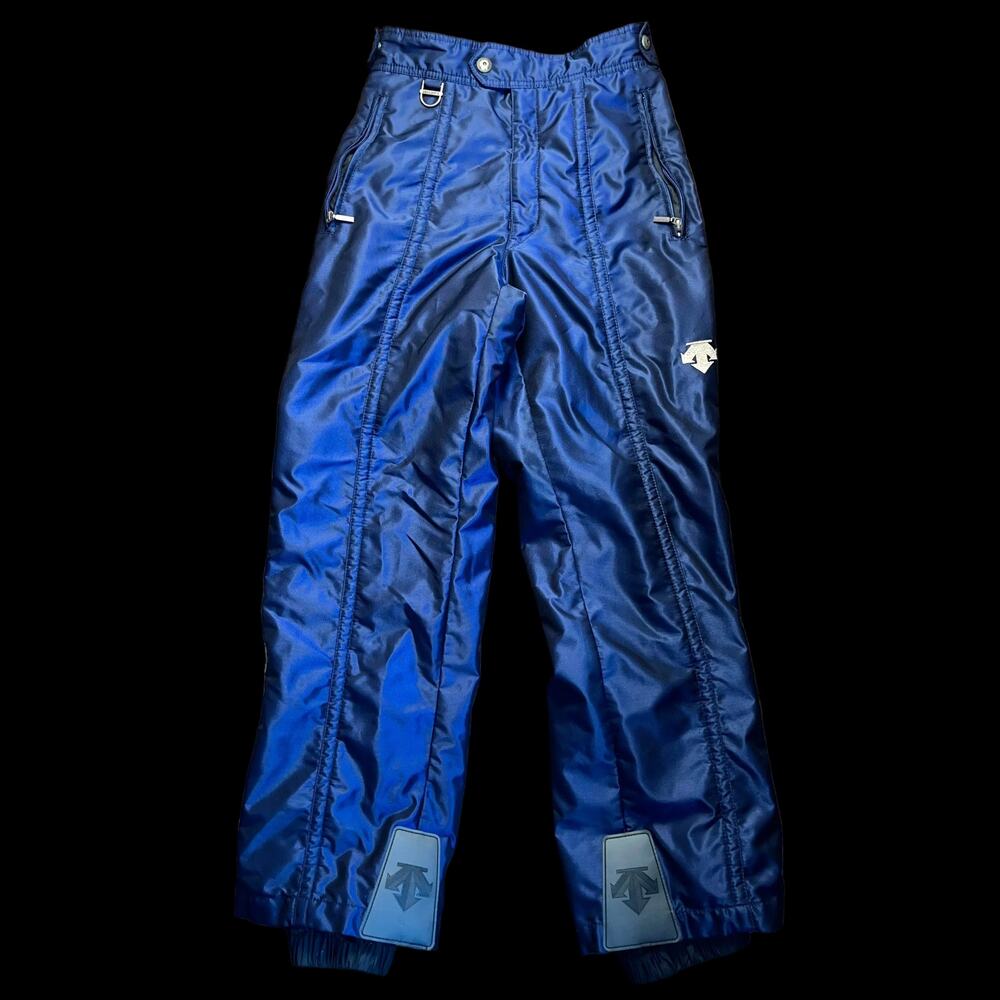 Descente Vintage Ski Pants Mens Size 32 Navy Insulated Snow Pants